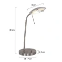 Mexlite Mexlite Table lamp ELOI, steel