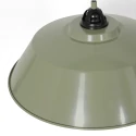 Mexlite pendant luminaire NOVÉ half round E27 IP20, green dimmable