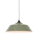 Mexlite pendant luminaire NOVÉ half round E27 IP20, green dimmable