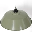 Mexlite pendant luminaire NOVÉ half round E27 IP20, green dimmable