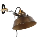 Mexlite wall luminaire NOVE 1 flame E27 IP20, bronze dimmable