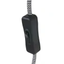 Mexlite wall luminaire NOVÉ rotatable, tiltable E27 IP20, green, black dimmable