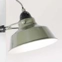 Mexlite wall luminaire NOVÉ rotatable, tiltable E27 IP20, green, black dimmable