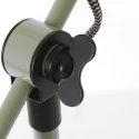Mexlite table lamp NOVÉ rotatable, tiltable E27 IP20, green dimmable