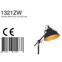 Lampe de table NOVÉ avec interrupteur, avec prise de courant, réglable E27 IP20