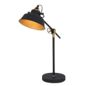 Lampe de table NOVÉ avec interrupteur, avec prise de courant, réglable E27 IP20
