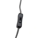 Lampe de table NOVÉ avec interrupteur, avec prise de courant, réglable E27 IP20