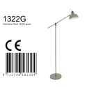 Mexlite floor lamp NOVÉ rotatable, tiltable E27 IP20, green dimmable