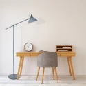 Mexlite floor lamp NOVÉ rotatable, tiltable E27 IP20, green dimmable