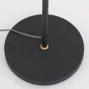 Mexlite Lampadaire NOVÉ avec interrupteur, avec prise de courant, réglable E27 IP20, noir mat 