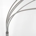 Lampadaire SYNNA 5 flammes, rotatif, avec bras flexible, direct / indirect, avec variateur à cordon IP20