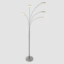 Lampadaire SYNNA 5 flammes, rotatif, avec bras flexible, direct / indirect, avec variateur à cordon IP20
