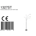 Lampadaire SYNNA 5 flammes, rotatif, avec bras flexible, direct / indirect, avec variateur à cordon IP20
