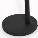 Mexlite Lampadaire SYNNA 5 flammes, rotatif, avec bras flexible, direct / indirect, avec variateur à cordon IP20, noir mat gradable
