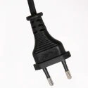 Mexlite Lampadaire SYNNA 5 flammes, rotatif, avec bras flexible, direct / indirect, avec variateur à cordon IP20, noir mat gradable