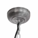 Steinhauer Steinhauer Pendant luminaire BIKKEL, 1 flame, glass, grey