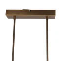 Steinhauer Steinhauer Pendant luminaire ZELENA LED, 3 flames, bronze