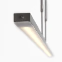 Steinhauer Steinhauer Pendant luminaire ZELENA LED, 3 flames, silver