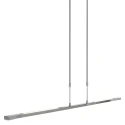 Steinhauer Steinhauer Pendant luminaire ZELENA LED, 3 flames, silver