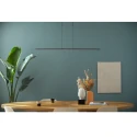 Steinhauer Steinhauer Pendant luminaire ZELENA LED, 3 flames, black