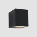 Steinhauer Steinhauer Outdoor wall luminaire LOGAN, 1 flame, GU10, round, black