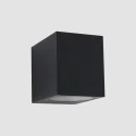 Steinhauer Steinhauer Outdoor wall luminaire LOGAN, 1 flame, GU10, round, black