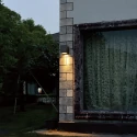 Steinhauer Steinhauer Outdoor wall luminaire LOGAN, 1 flame, GU10, round, black