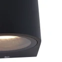 Steinhauer Steinhauer Outdoor wall luminaire LOGAN, 2 flames, GU10, round, black