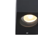 Steinhauer Steinhauer Outdoor wall luminaire LOGAN, 2 flames, GU10, round, black