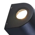 Steinhauer Steinhauer Outdoor wall luminaire LOGAN, 2 flames, GU10, oval, black