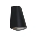 Steinhauer Steinhauer Outdoor wall luminaire LOGAN, 2 flames, GU10, oval, black