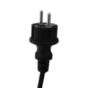 Steinhauer Lampe à piquet de terre NOVA à 1 flamme, avec prise de courant, réglable GU10 IP54, noir mat gradable