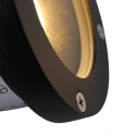 Steinhauer Lampe à piquet de terre NOVA à 1 flamme, avec prise de courant, réglable GU10 IP54, noir mat gradable