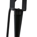 Steinhauer Lampe à piquet de terre NOVA à 1 flamme, avec prise de courant, réglable GU10 IP54, noir mat gradable