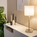 Mexlite Mexlite Table lamp NOOR, 1 flame, steel
