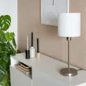 Mexlite Mexlite Table lamp NOOR, 1 flame, steel