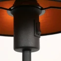 Lampe de table NOOR rond, avec interrupteur, avec abat-jour E27 IP20