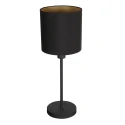 Lampe de table NOOR rond, avec interrupteur, avec abat-jour E27 IP20