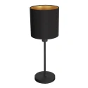 Lampe de table NOOR rond, avec interrupteur, avec abat-jour E27 IP20