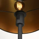 Mexlite floor lamp NOOR 1 flame E27 IP20, black dimmable