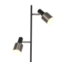 anne light & home AN Floor lamp FJORGARD, 2 flames, black