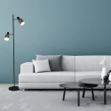 anne light & home AN Floor lamp FJORGARD, 2 flames, black