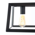 Mexlite Mexlite Pendant luminaire BUCKLEY, 4 flames, black