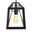 Mexlite Mexlite Pendant luminaire BUCKLEY, 4 flames, black