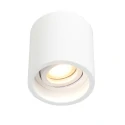 Steinhauer Downlight PÉLITE SPOT cylindrique, rigide, version pour montage en surface GU10 IP20, blanche gradable