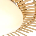 anne light & home Luminaire de plafond AURA rond IP20, beige, couleur naturelle gradable