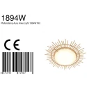 anne light & home Luminaire de plafond AURA rond IP20, beige, couleur naturelle gradable