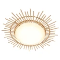 anne light & home Luminaire de plafond AURA rond IP20, beige, couleur naturelle gradable