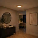 anne light & home Luminaire de plafond AURA rond IP20, beige, couleur naturelle gradable