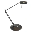 Lampe de table ZODIAC avec bras articulé, direct / indirect, avec variateur tactile IP20, noir mat gradable